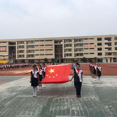 开学第一课——宿迁市洋河实验小学新学期升旗仪式