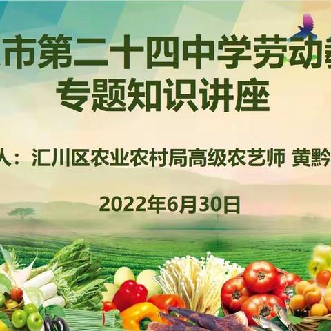聆听专题讲座，感受劳动之美