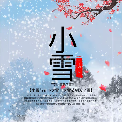 大二班儿歌手势舞—小雪