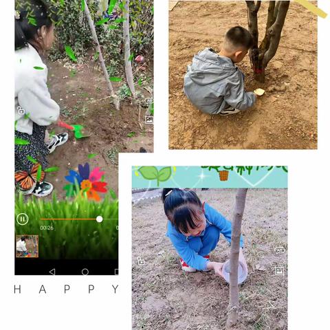 霍州市赵家庄小学一（4）班“相约春天，共植希望”主题植树活动