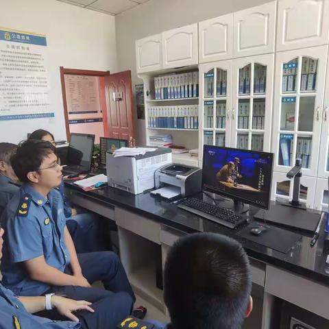 六大队开展“铭记历史 不忘国耻 ” 纪念抗日战争胜利76周年观影活动