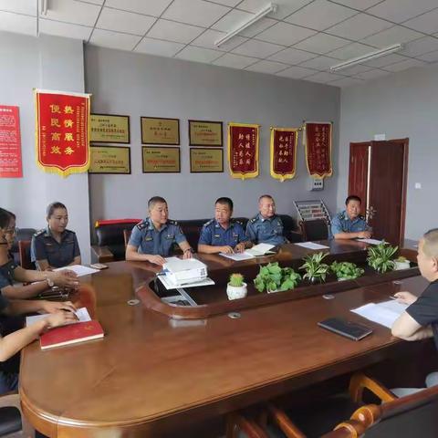 六大队党支部召开党史学习教育专题组织生活会