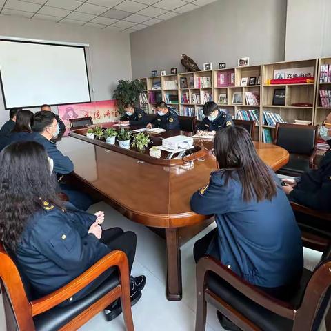 六大队召开2022年度“五一”劳动节安全工作部署会议