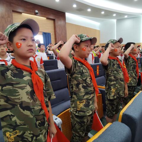 在党的阳光下——博奥小学三四班“追寻红色足迹”游园会