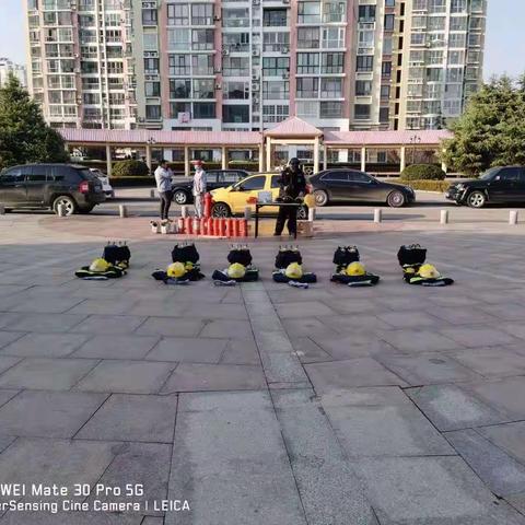 崂山湾物业丽海项目冬季消防应急演练