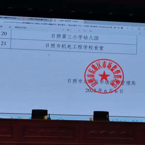 健康学校日照学习照片