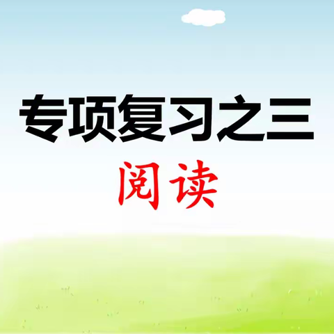 部编版语文三年级下册#阅读#专项复习