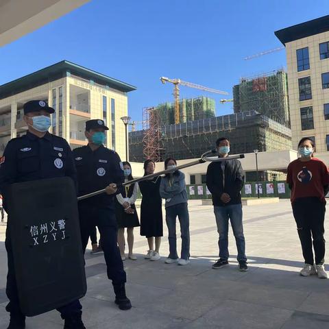 提升校园防护能力  争创平安文明校园 --- 河海大学上饶附属学校开展防暴恐演练纪实