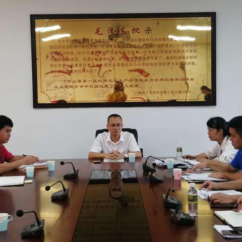 区委副书记、政法委书记覃俊出席红旗镇扫黑除恶迎检现场推进会