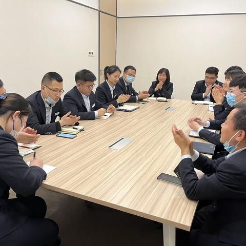 渭南分行营业部召开团支部增、补选举活动