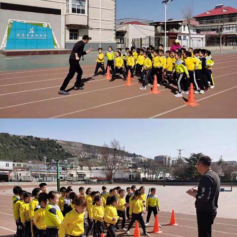 《初遇小庄小学，体验精彩体育》——小庄博艺幼儿园大二班尧尧爸爸进课堂