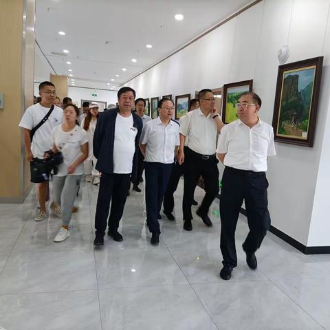 大同市第二届乡村艺术节“灵动山水”画展隆重开幕(部分作品一)