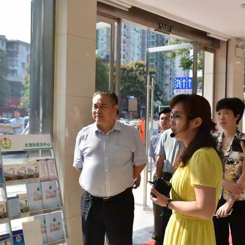 张文彤副市长到北湖街督导平安稳定工作