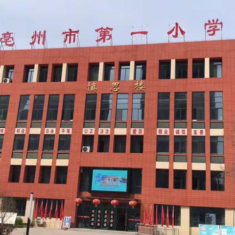 亳州一小三年级语文组“语”你相伴