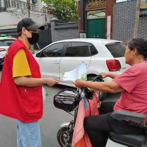 金耀街道办事处武夷社区持续开展巩卫宣传活动