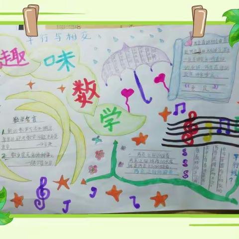 学生作品集---七单元《平行与相交》整理复习