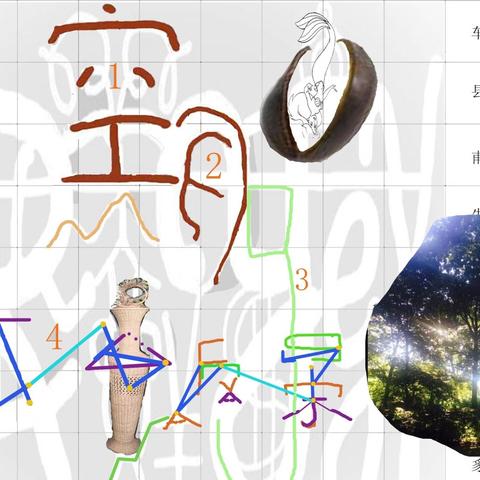 利用“星线文+模板”牢记《鹿柴》，同时学习英文。