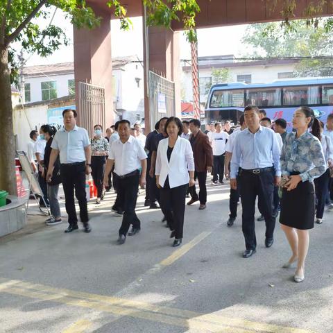 淮阳区教体局在四通镇初级中学举行创文工作观摩会