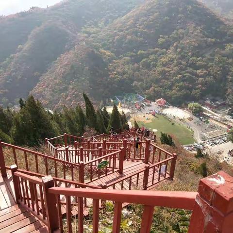 博山网红打卡地，禹王山居栈道(2020年10月25日星期天)