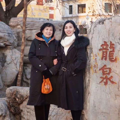 大雪暖阳，夕阳相伴