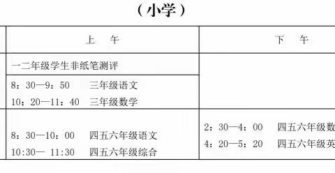 鄠邑区东关小学青羊务校区2021-2022学年度第二学期期末考试告家长书