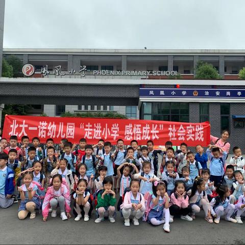 一诺幼儿园参观小学实践主题课