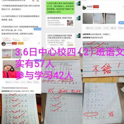 “停课不停学，离校不离教”——小茴中心校第四周线上教学工作总结