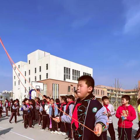 毽飞绳舞展风采----无棣县第四实验小学跳绳踢毽子比赛