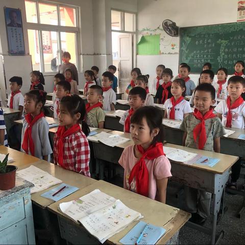 小荷才露尖尖角 早有习惯伴我行——大堌小学举行课堂教学常规比赛