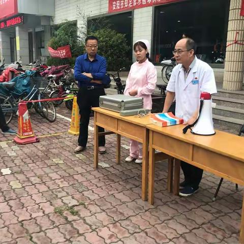 钢六区社区开展九一八“殷都人防进社区”宣讲活动