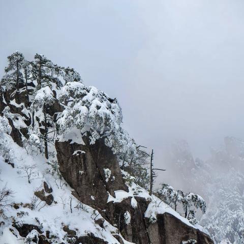 黄山雪景