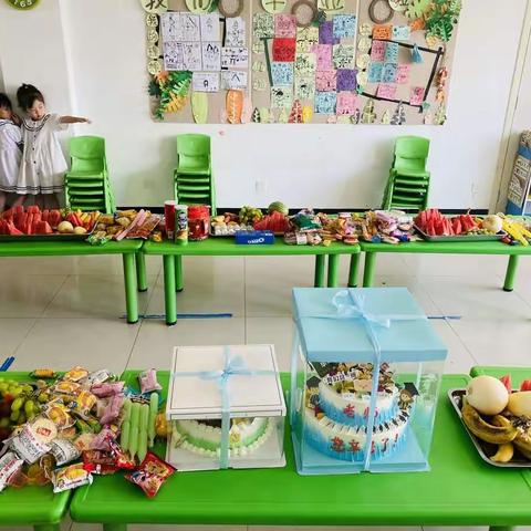 黄良街道中心幼儿园大一班冷餐会