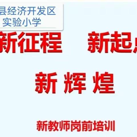 新进教师培训会—单县经济开发区实验小学