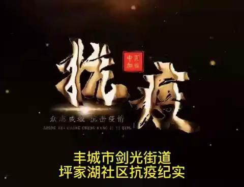 剑光街道坪家湖社区抗疫纪实