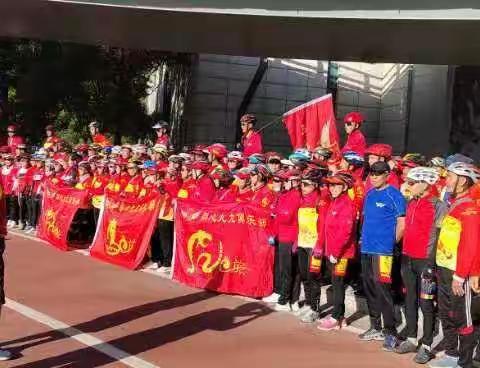 同心骑协虎之旅6月8日牵头组织汾河自行车专用道骑行活动取得园满成功