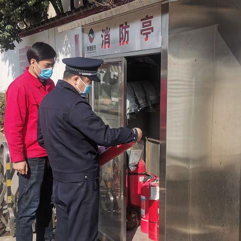高陵分局治安大队对辖区天然气公司进行安全检查