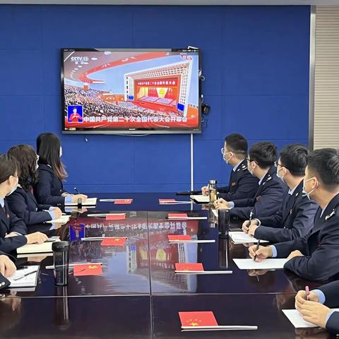 宝鸡市凤翔区税务局团支部学习贯彻党的二十大精神
