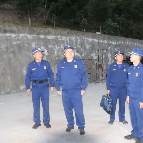 总队政治监督第五督导组深入岚皋大队开展二十大消防安全督导检查