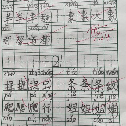 【东郊学校优秀作业展示】一年级优秀作业展示