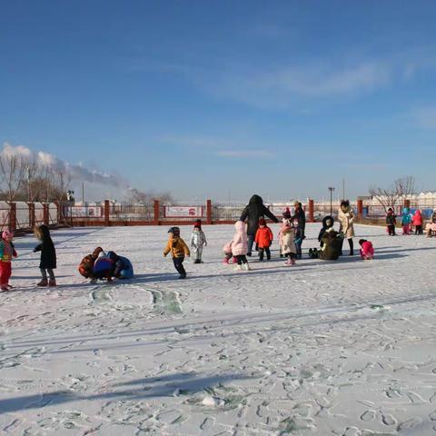 我们玩雪去喽！