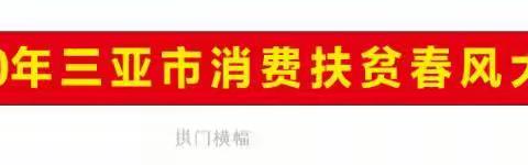 三亚市供销合作社： 以消费扶贫“春风大行动”系列活动献礼“五一”劳动节