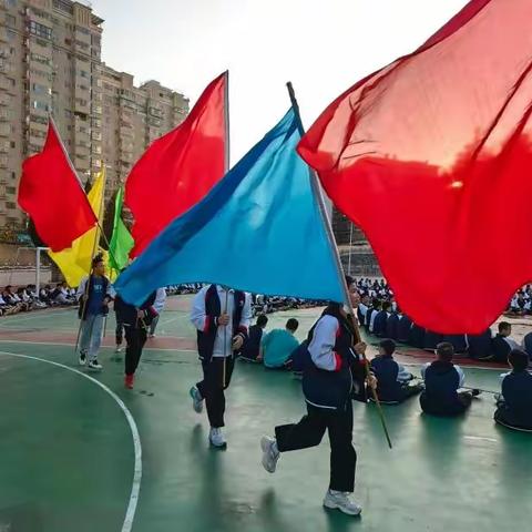 古田七中初三拓展活动《青春激昂，放飞梦想》