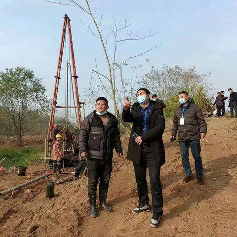 一中项目建设新址地质勘探工地现场巡查记