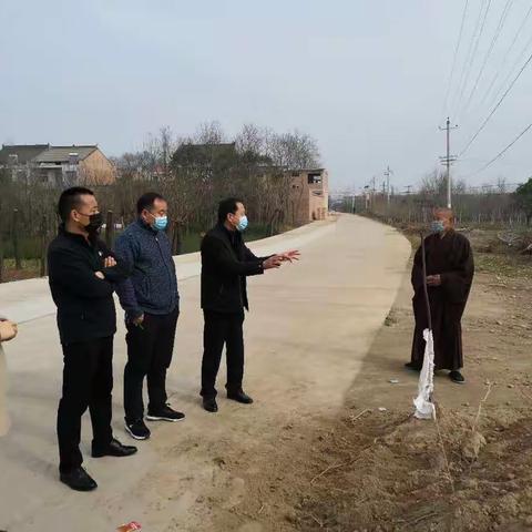 周至县农业农村局督导检查项目复工复产情况