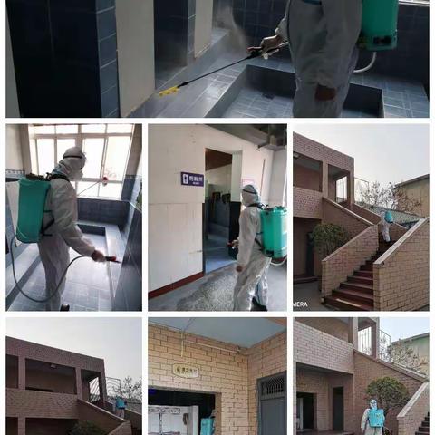 东方二中邀请红十字蚂蚁救援队对校园全面消杀---助力期末考试