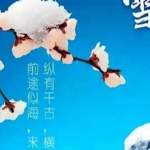 粮山幼儿园小班——二十四节气之大雪活动