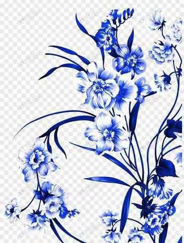 新安江中心幼儿园清江园区大一班艺术活动《小纸伞青花瓷》