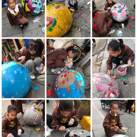 多彩马屿 ————彩绘石球活动