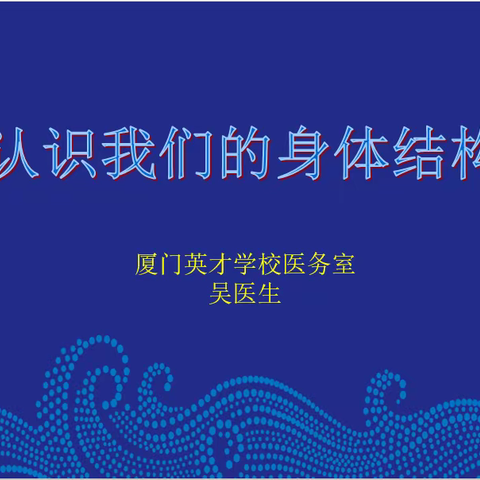 二年级健康课程一一认识自己的身体