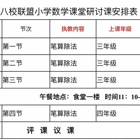 凝心聚力，携手同行——记小葵花联盟数学课堂教研活动